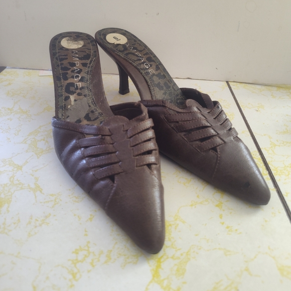 Rampage Brown Women's Heels - Picture 1 of 7
